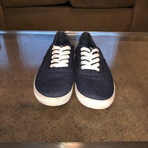 Navy blue shoes